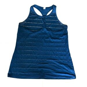 Athleta Woman’s Size M Vibrant Blue Racerback Tank
